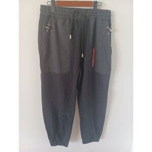 RARE Red Tab Prada Sport Nylon Track Pants Vintage